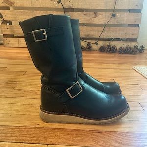 Redwing Engineer Boots Black